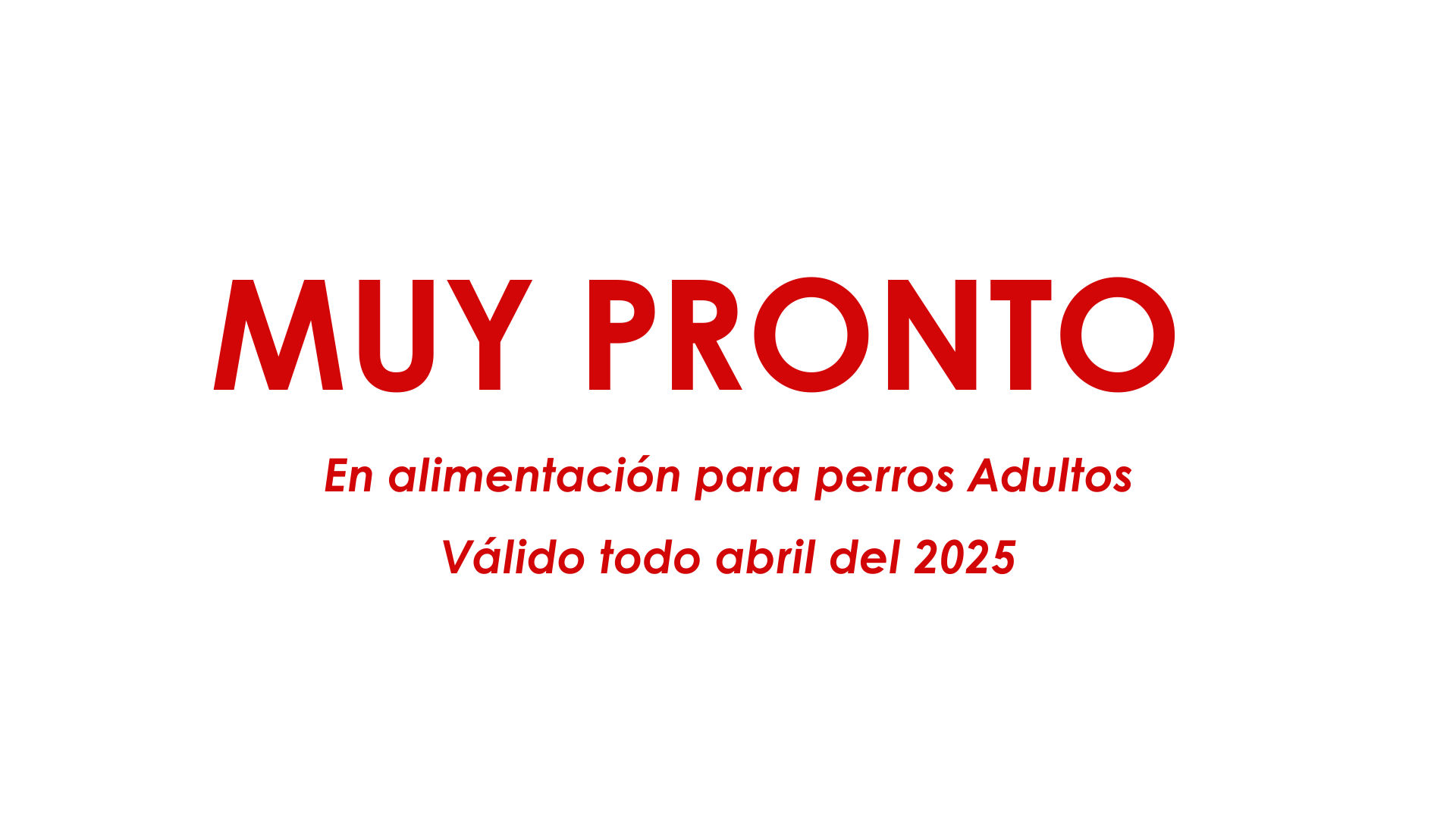 Promocion para abril, en Pet Shop Encanto Animal, descuentos en alimentación para mascota